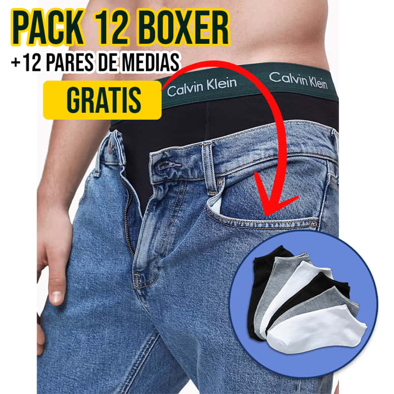 Combo BOXERS®︎ en Microfibra + TOBILLERAS GRATIS🎁