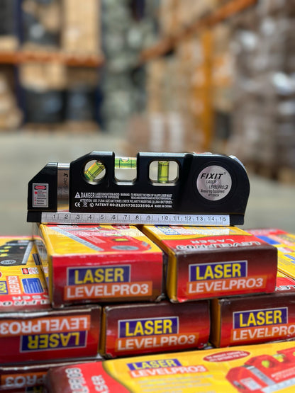 MEDIDOR Y NIVEL LASER PRO 3®︎ - 8 EN 1 📏